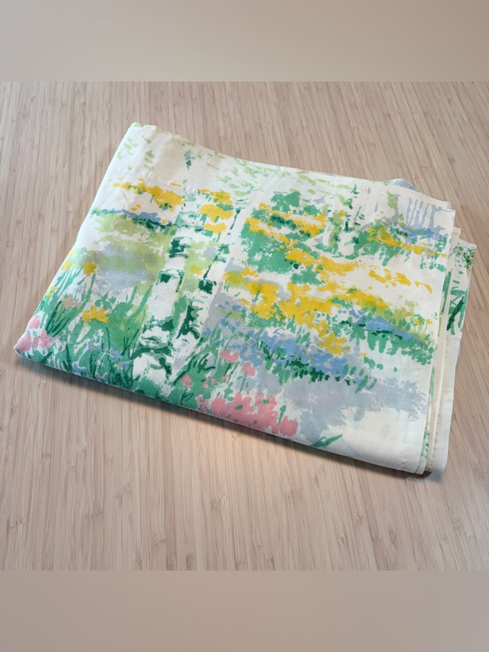 70s Floral Twin Flat Sheet
